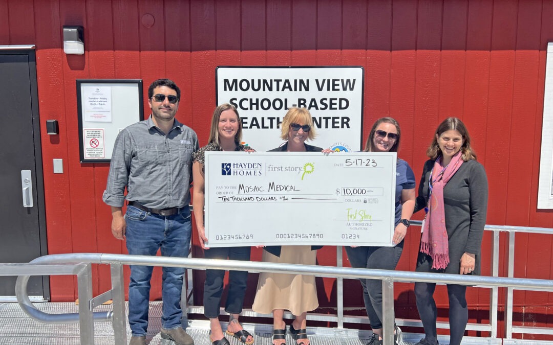 Mountain View SBHC reaches fundraising goal with gift from First Story
