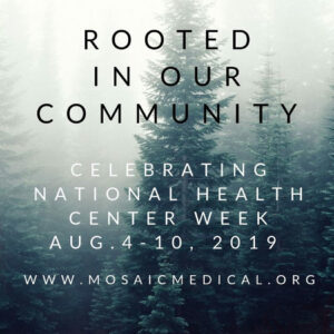 Rooted in our community - promotion for National Health Center Week