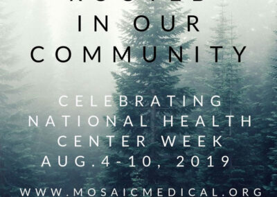 National Health Center Week Aug. 4-10, 2019