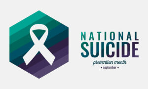 Insignia del mes nacional de la prevención del suicidio