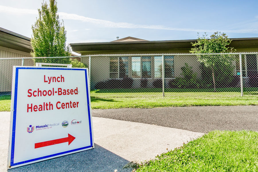 Exterior of Lynch School-Based Health Center