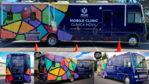 Mosaic's new mobile clinic from all angles