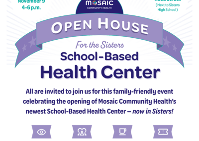 Jornada de puertas abiertas para el Centro de Salud Escolar Sisters - ¡Únase a nosotros!