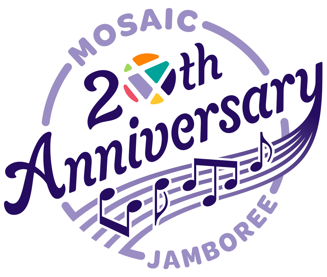 Mosaic 20th Anniversary Jamboree logo