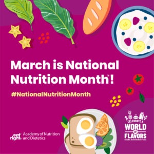 Nutrition Month graphic